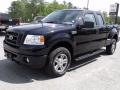 2008 Black Ford F150 STX SuperCab 4x4  photo #4