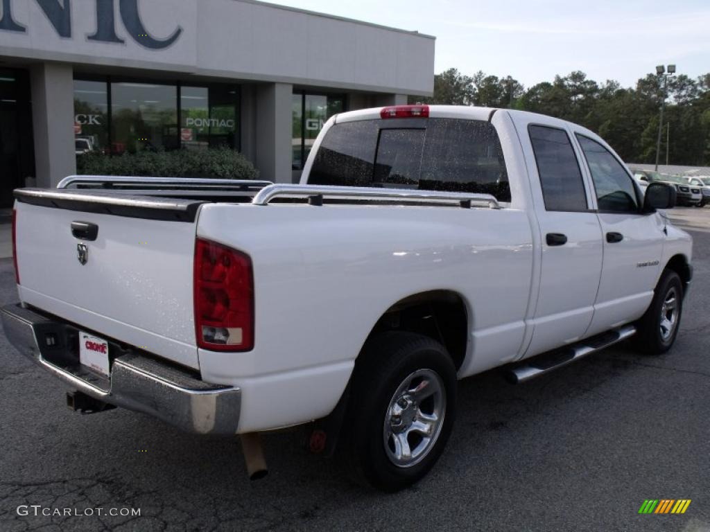 2006 Ram 1500 ST Quad Cab - Bright White / Medium Slate Gray photo #8