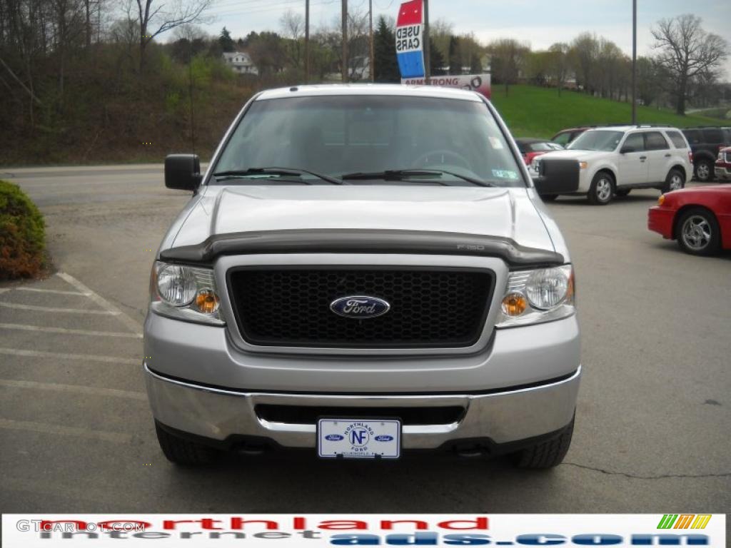 2006 F150 XLT SuperCab 4x4 - Silver Metallic / Medium/Dark Flint photo #3