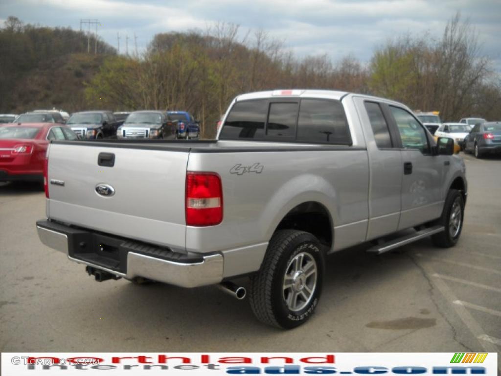 2006 F150 XLT SuperCab 4x4 - Silver Metallic / Medium/Dark Flint photo #6