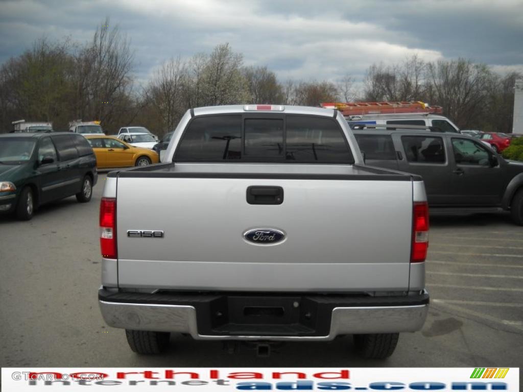 2006 F150 XLT SuperCab 4x4 - Silver Metallic / Medium/Dark Flint photo #7