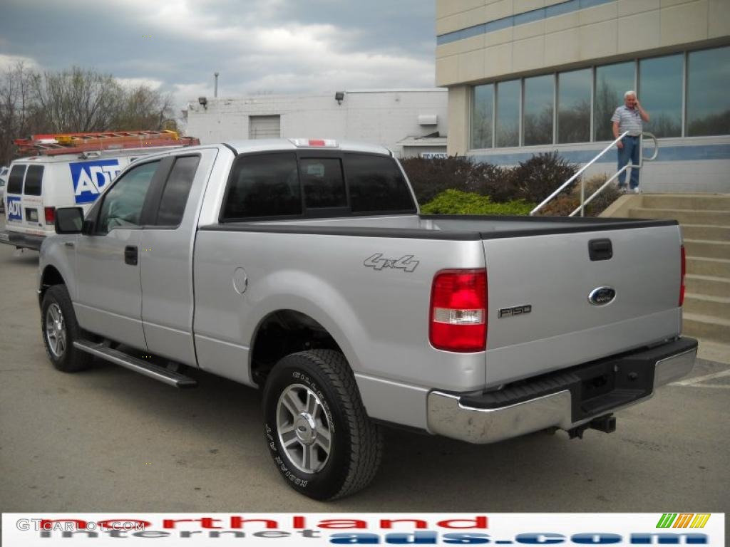 2006 F150 XLT SuperCab 4x4 - Silver Metallic / Medium/Dark Flint photo #8