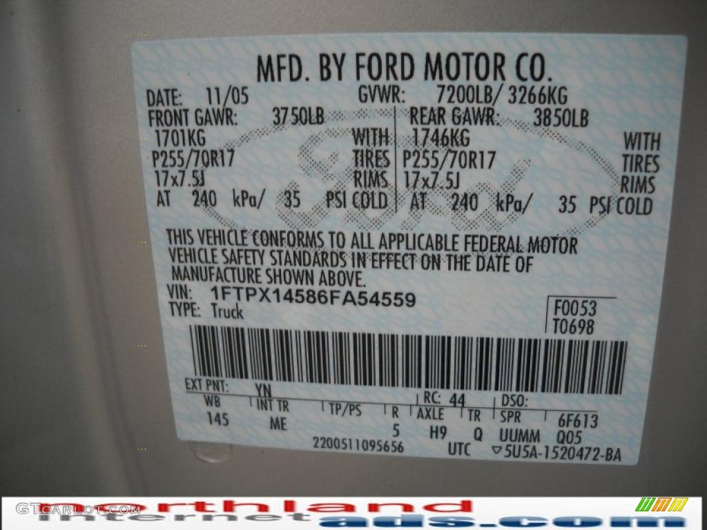 2006 F150 XLT SuperCab 4x4 - Silver Metallic / Medium/Dark Flint photo #12