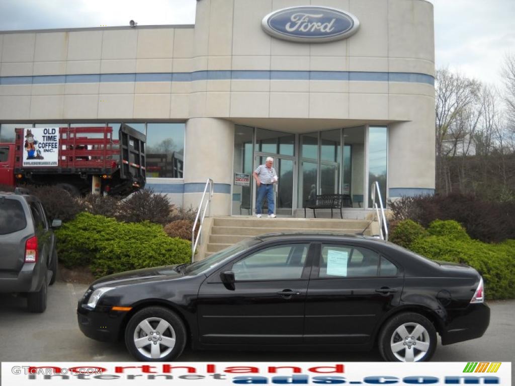 2008 Fusion SE - Black Ebony / Charcoal Black photo #1