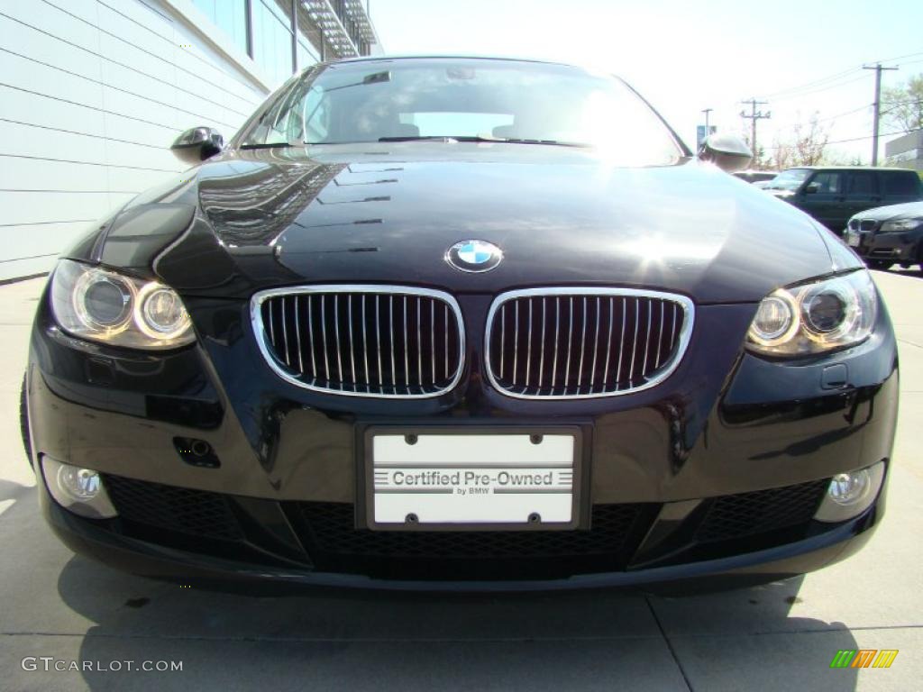 2008 3 Series 328i Convertible - Jet Black / Saddle Brown/Black photo #2