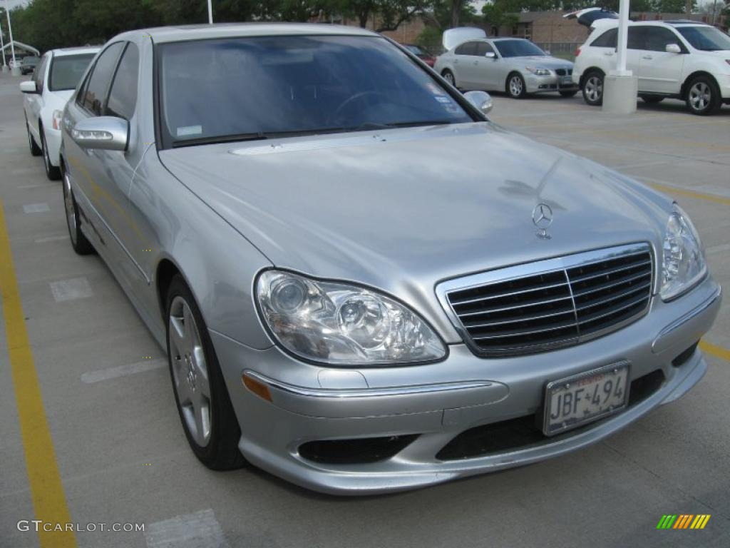 2003 S 500 Sedan - Brilliant Silver Metallic / Charcoal photo #5