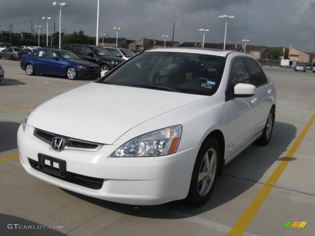 2003 Accord EX Sedan - Taffeta White / Ivory photo #1