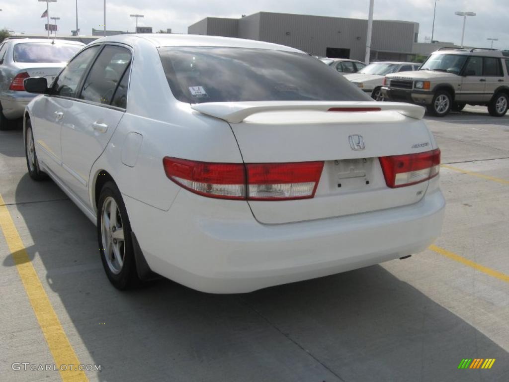 2003 Accord EX Sedan - Taffeta White / Ivory photo #3