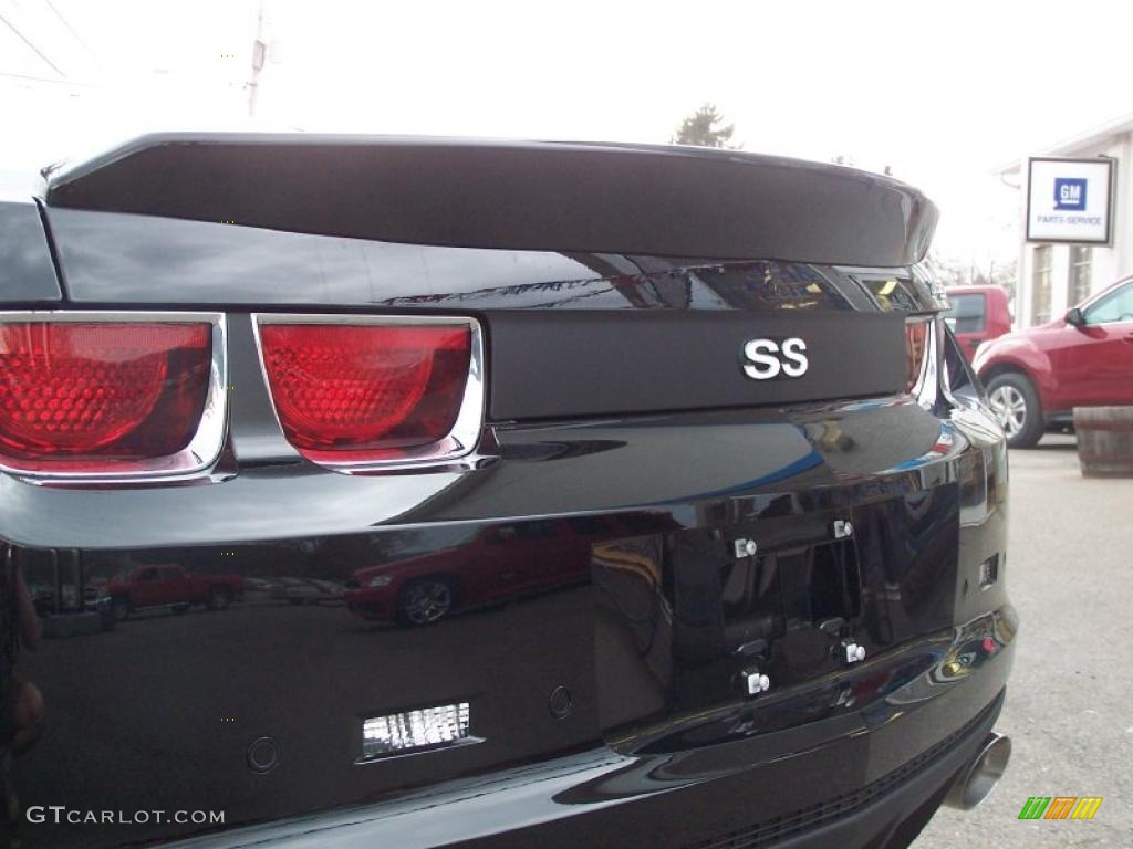 2010 Camaro SS SLP ZL575 Supercharged Coupe - Black / Black photo #14