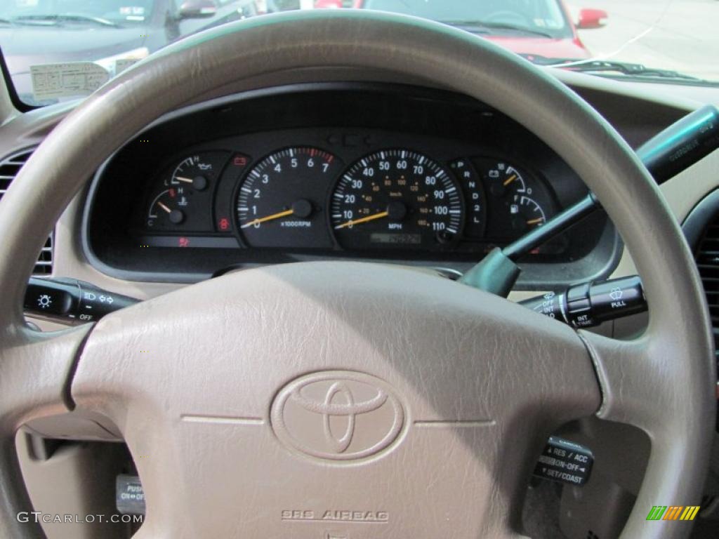 2000 Tundra SR5 Extended Cab 4x4 - Thunder Gray Metallic / Oak photo #16