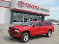 Flame Red - Dakota Sport Club Cab 4x4 Photo No. 1