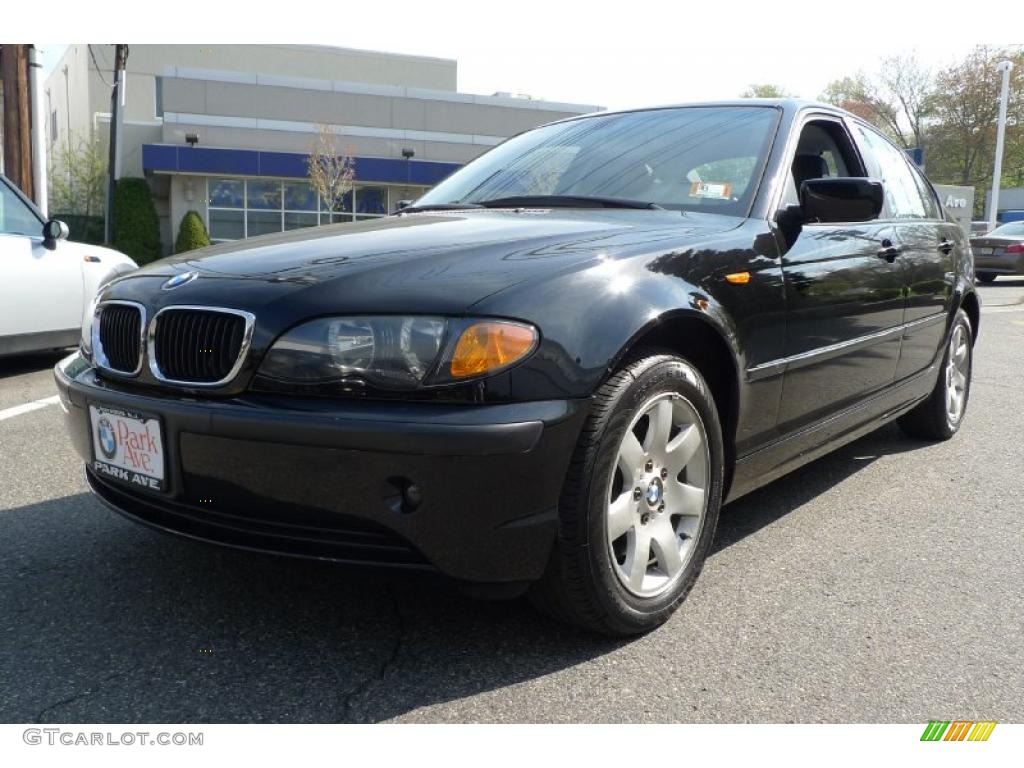 2004 3 Series 325xi Sedan - Black Sapphire Metallic / Black photo #7