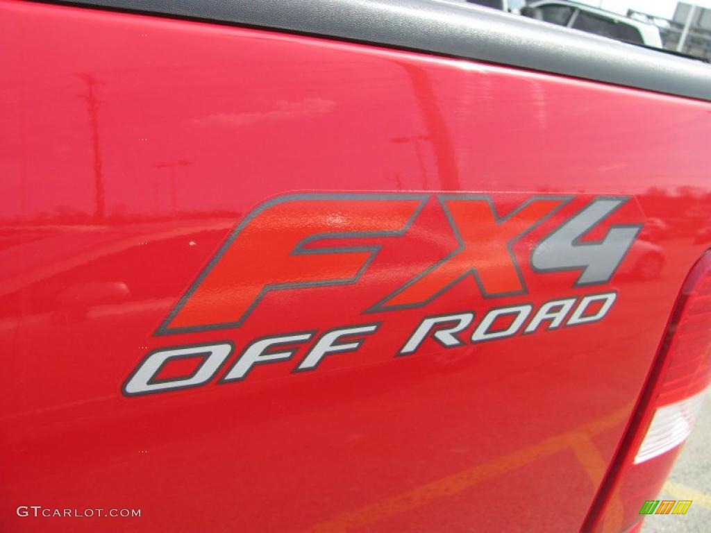 2008 F150 FX4 SuperCrew 4x4 - Bright Red / Black photo #4