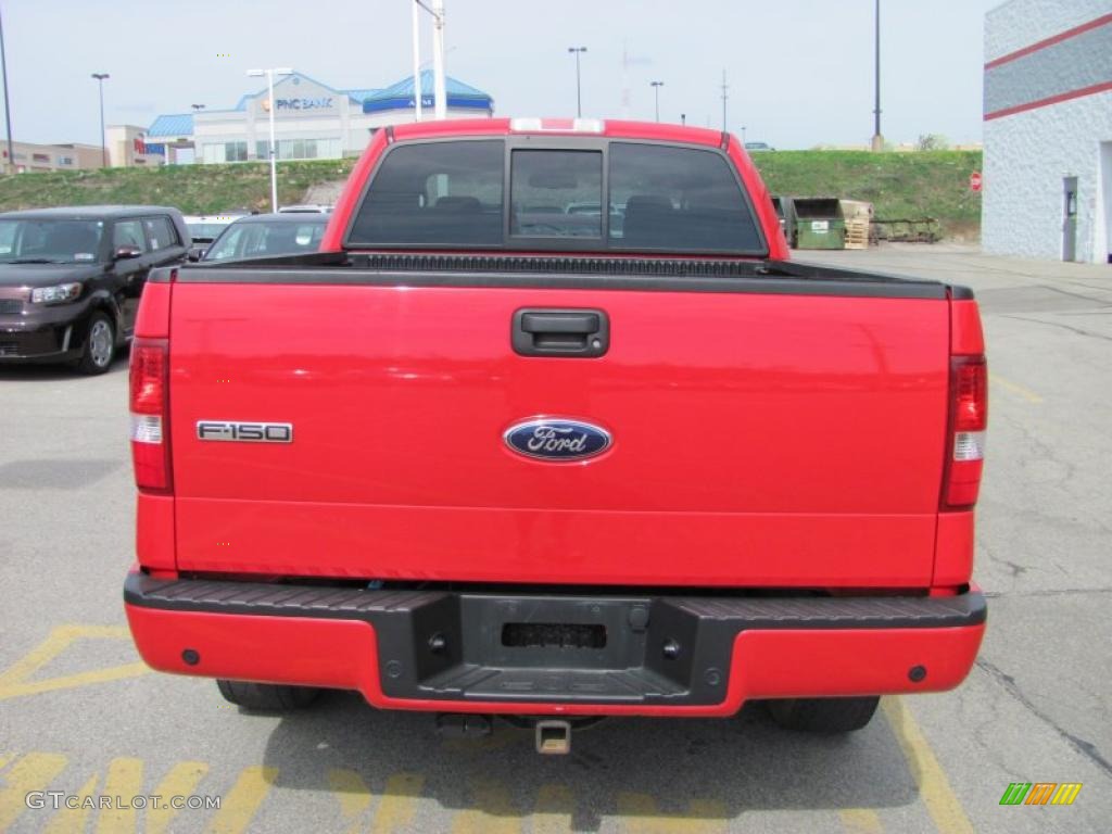 2008 F150 FX4 SuperCrew 4x4 - Bright Red / Black photo #6