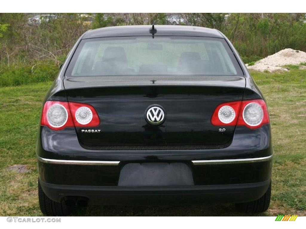 2009 Passat Komfort Sedan - Deep Black / Deep Black photo #15