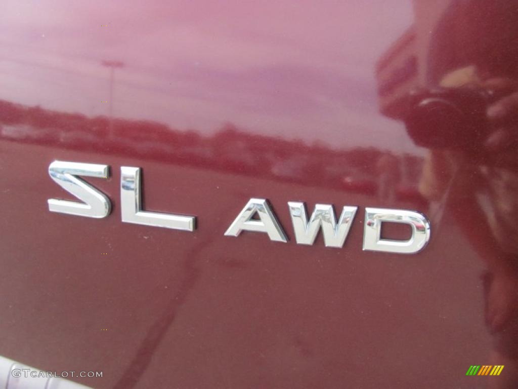 2007 Murano SL AWD - Merlot Pearl / Charcoal photo #8