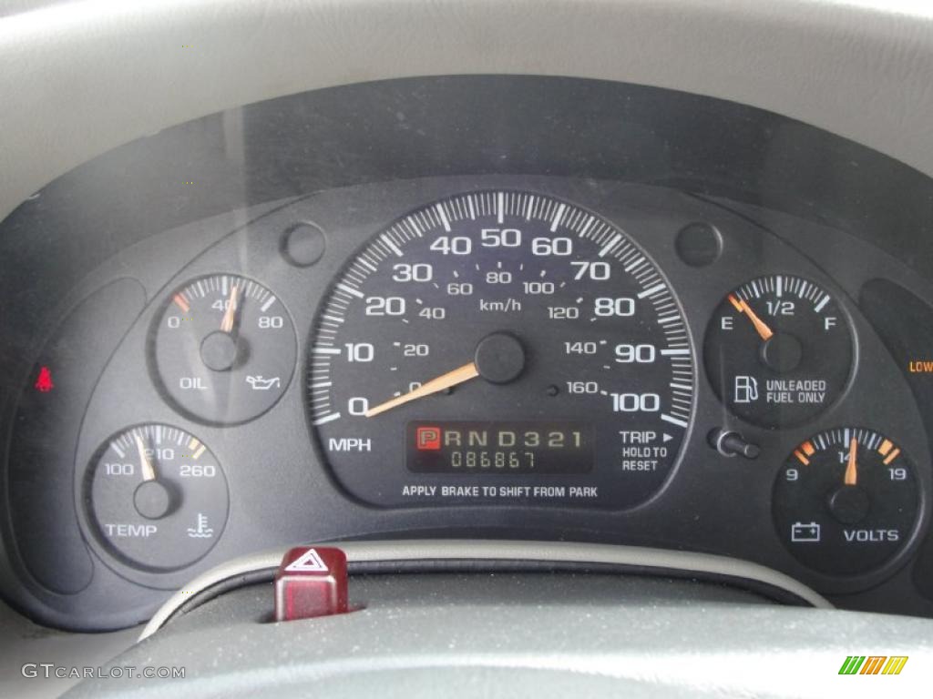 2004 Chevrolet Astro LS Passenger Van Gauges Photo #28274746