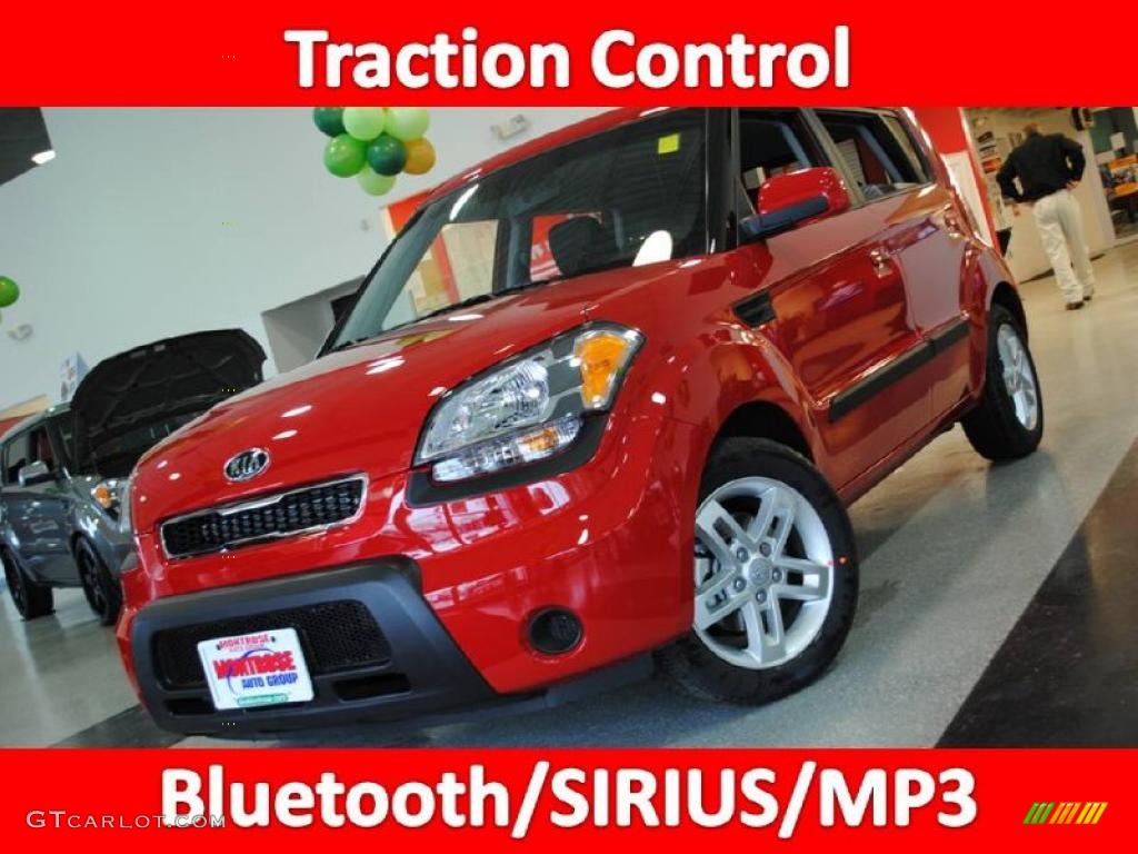 Molten Red Kia Soul