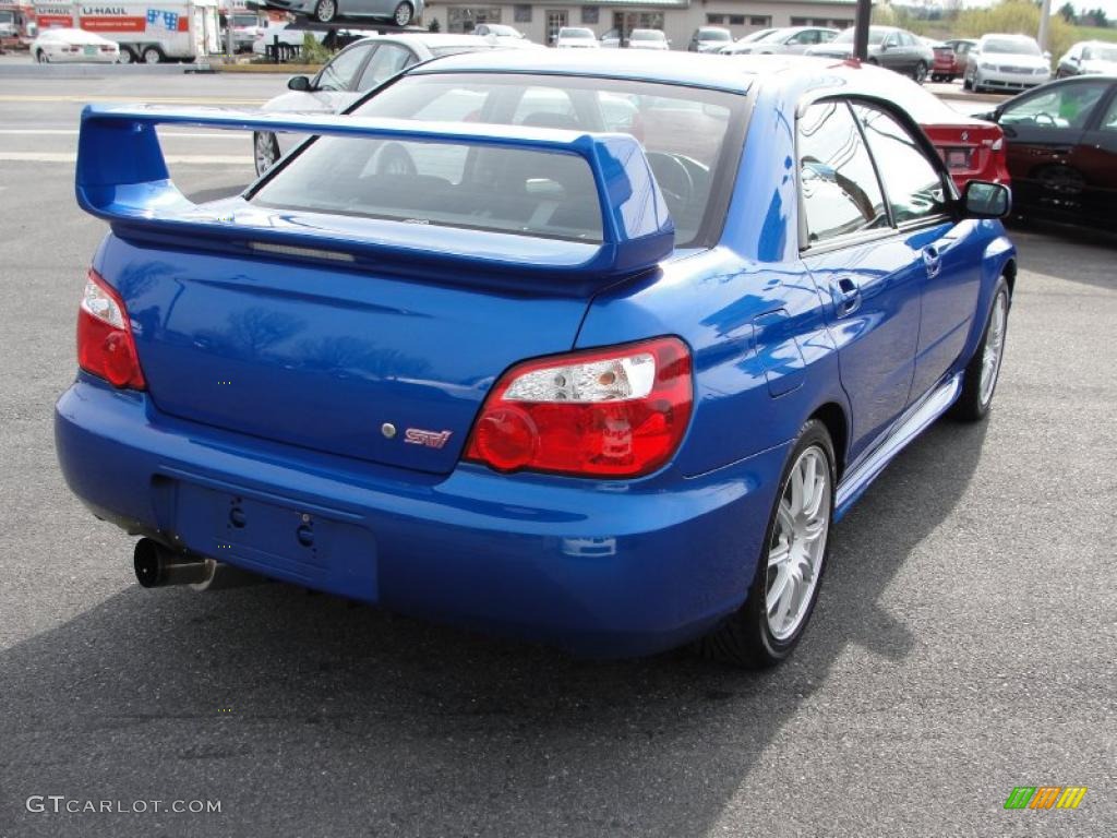 2004 Impreza WRX STi - WR Blue Pearl / Blue Ecsaine/Black photo #1