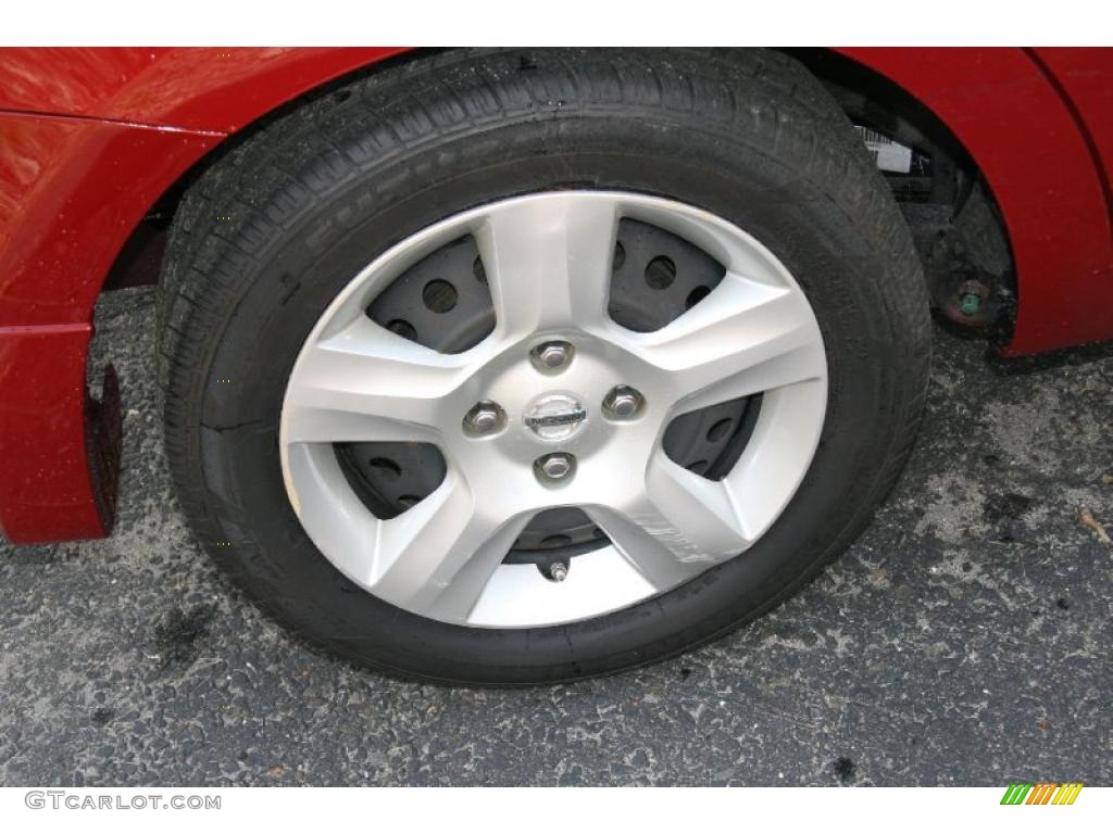2008 Sentra 2.0 - Red Alert / Charcoal/Steel photo #19