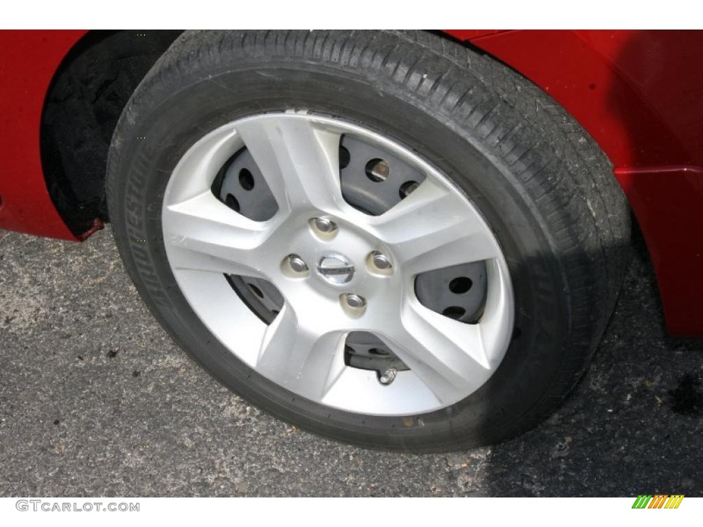 2008 Sentra 2.0 - Red Alert / Charcoal/Steel photo #20