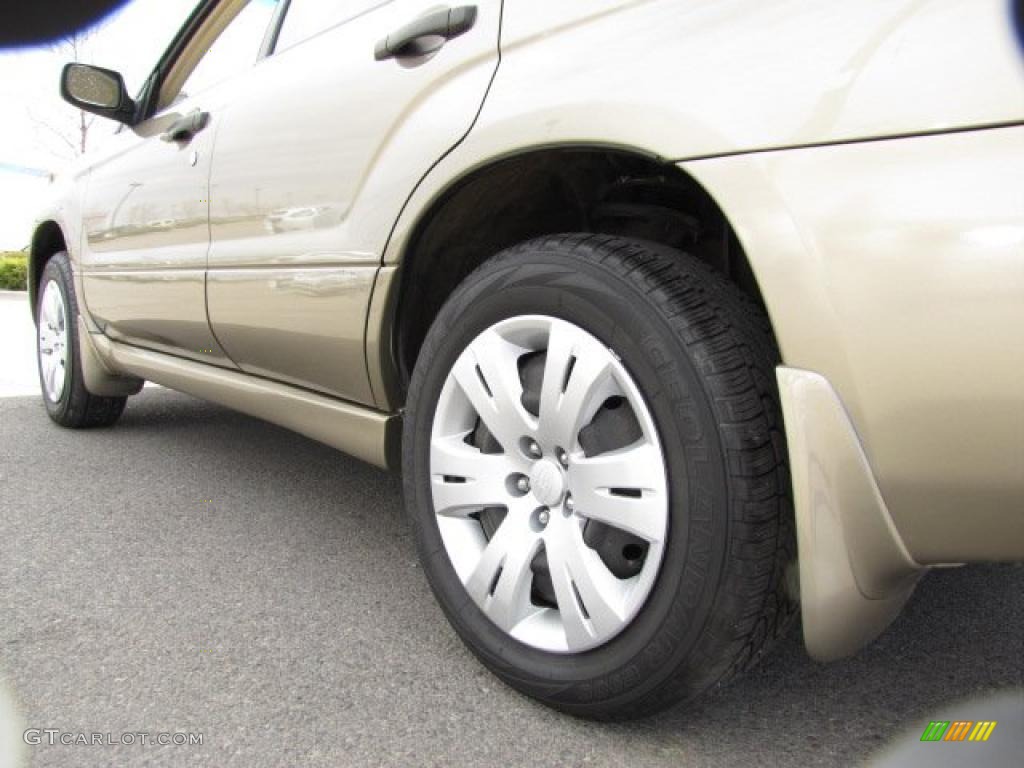 2008 Forester 2.5 X - Topaz Gold Metallic / Desert Beige photo #11