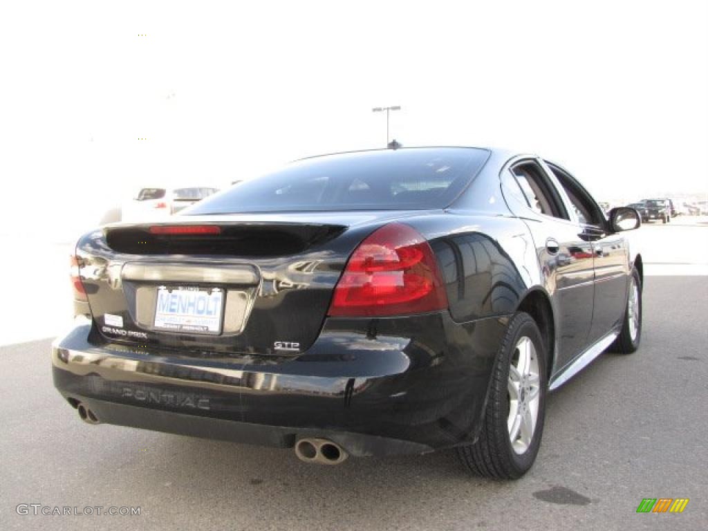 2005 Grand Prix GTP Sedan - Black / Dark Pewter photo #3