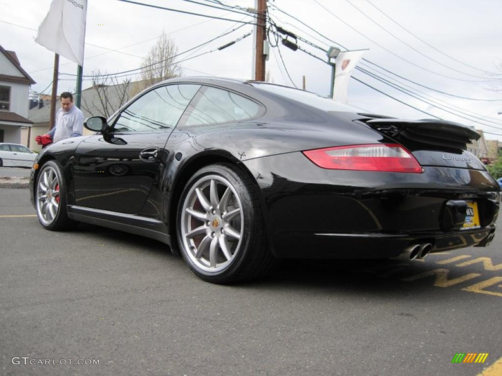 2008 911 Carrera 4S Coupe - Black / Black photo #22