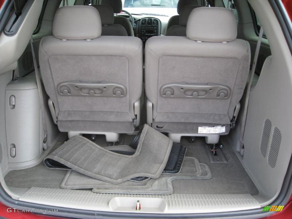 2003 Grand Caravan EX - Inferno Red Tinted Pearl / Gray photo #4