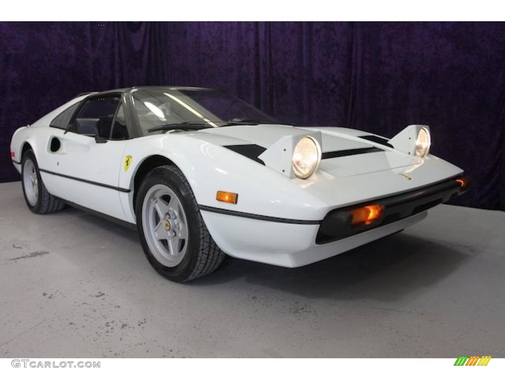 White Ferrari 308