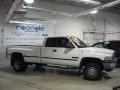 1999 Bright White Dodge Ram 3500 ST Extended Cab 4x4 Dually  photo #1