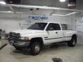 1999 Bright White Dodge Ram 3500 ST Extended Cab 4x4 Dually  photo #19