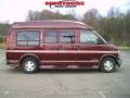 1996 Dark Toreador Red Metallic Chevrolet Express 1500 Passenger Van Conversion  photo #1