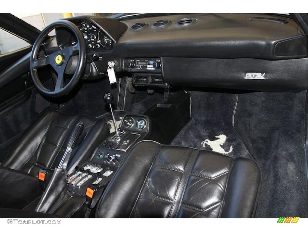 1983 Ferrari 308 GTSi Quattrovalvole Black Dashboard Photo #28286946