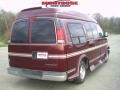 1996 Dark Toreador Red Metallic Chevrolet Express 1500 Passenger Van Conversion  photo #3