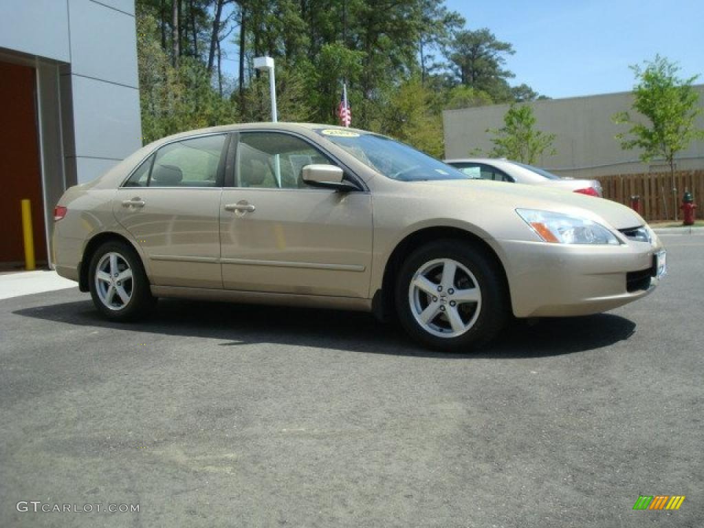 2003 Accord EX-L Sedan - Desert Mist Metallic / Ivory photo #4