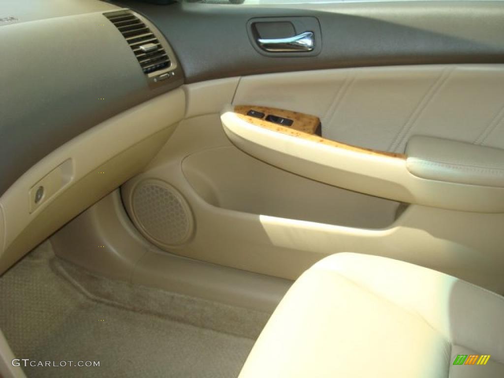 2003 Accord EX-L Sedan - Desert Mist Metallic / Ivory photo #16