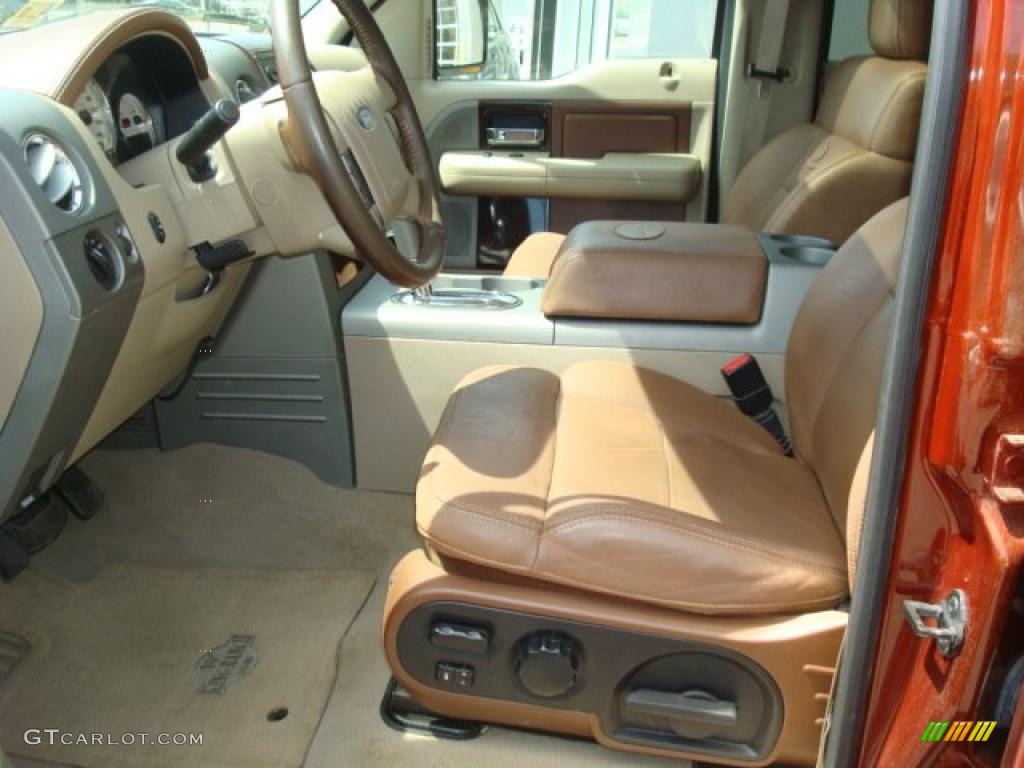 2006 F150 Lariat SuperCrew 4x4 - Dark Copper Metallic / Castano Brown Leather photo #7