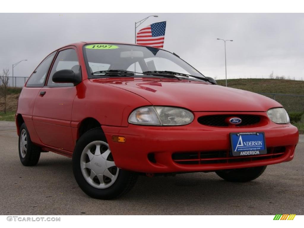 1997 Performance Red Ford Aspire Coupe 28247375 Gtcarlot
