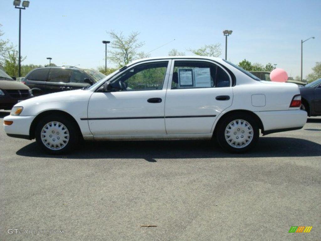 1997 Corolla CE - Super White / Gray photo #3