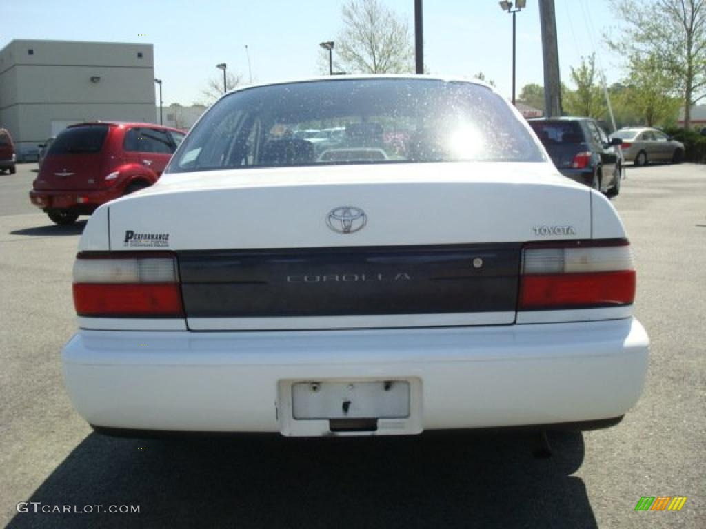 1997 Corolla CE - Super White / Gray photo #5