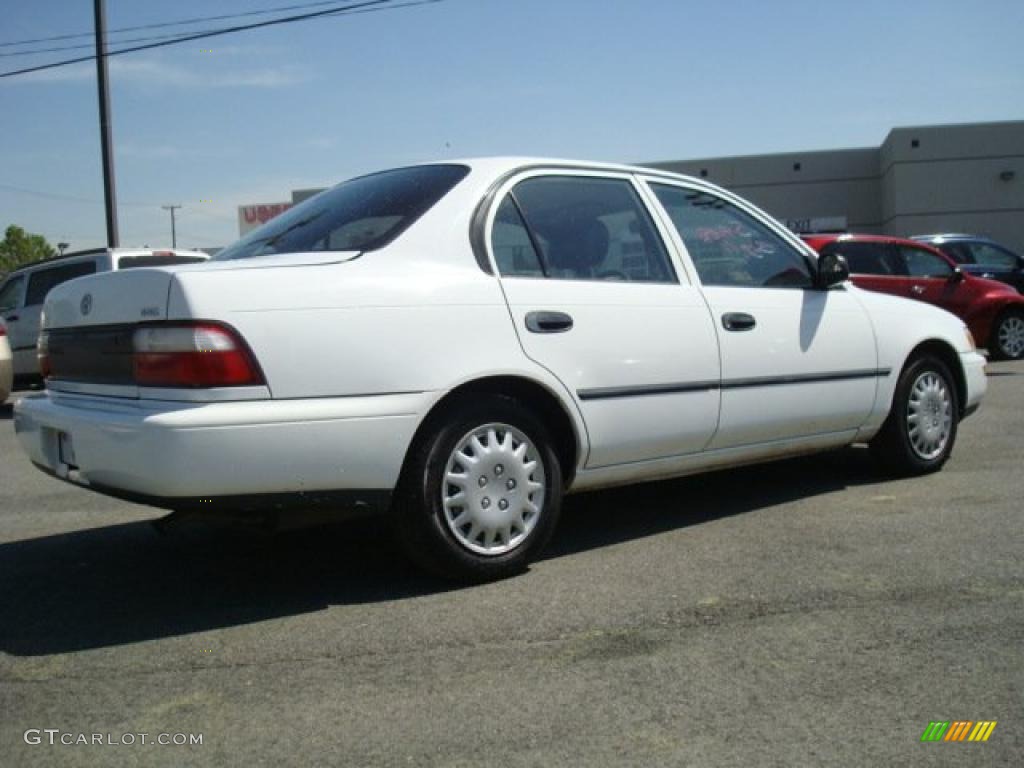 1997 Corolla CE - Super White / Gray photo #6