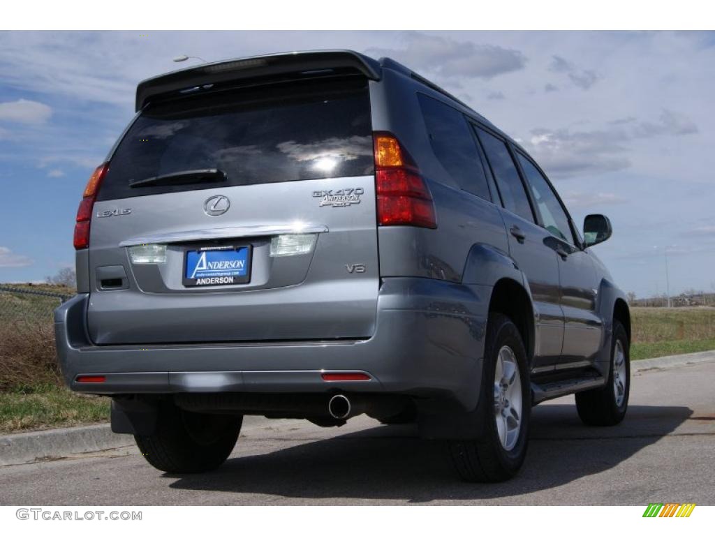 2005 GX 470 - Ash Blue Mica / Dark Gray photo #9