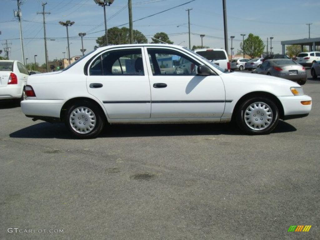 1997 Corolla CE - Super White / Gray photo #7
