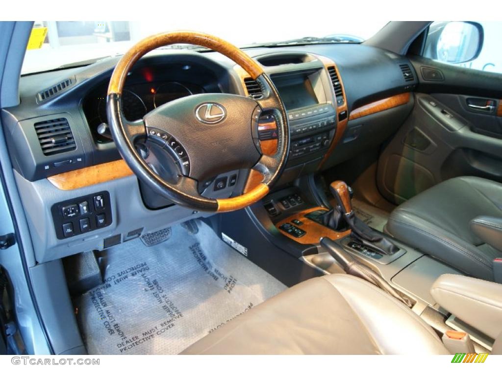 2005 GX 470 - Ash Blue Mica / Dark Gray photo #14