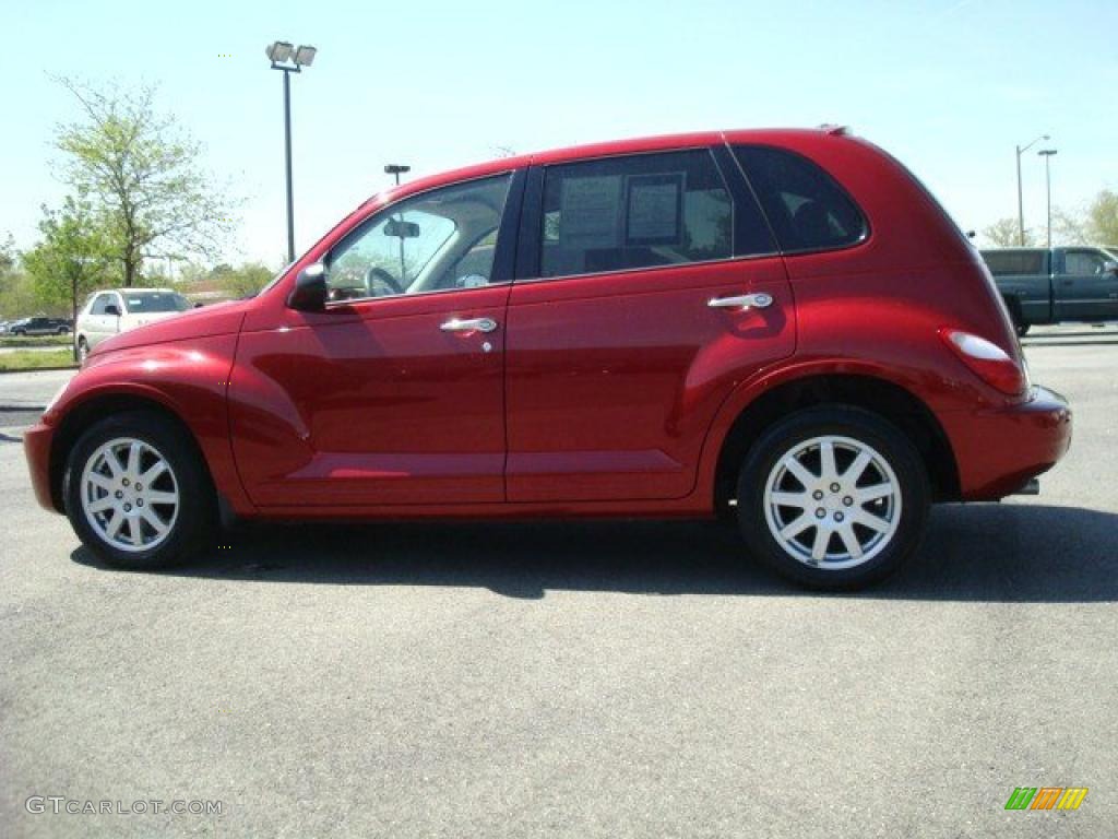 2007 PT Cruiser Touring - Inferno Red Crystal Pearl / Pastel Pebble Beige photo #3