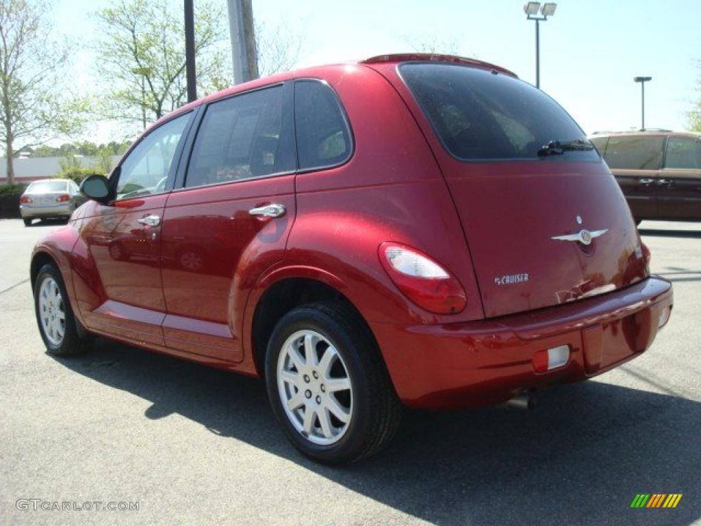 2007 PT Cruiser Touring - Inferno Red Crystal Pearl / Pastel Pebble Beige photo #4