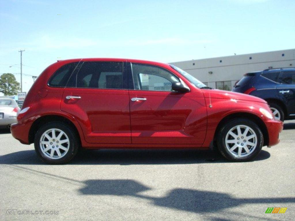 2007 PT Cruiser Touring - Inferno Red Crystal Pearl / Pastel Pebble Beige photo #6