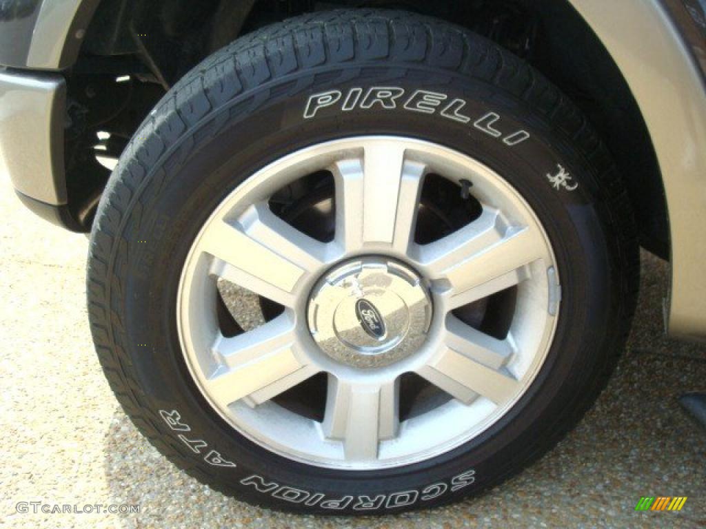 2006 F150 XLT SuperCrew 4x4 - Smokestone Metallic / Tan photo #18
