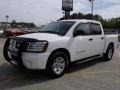 2006 White Nissan Titan XE Crew Cab  photo #1